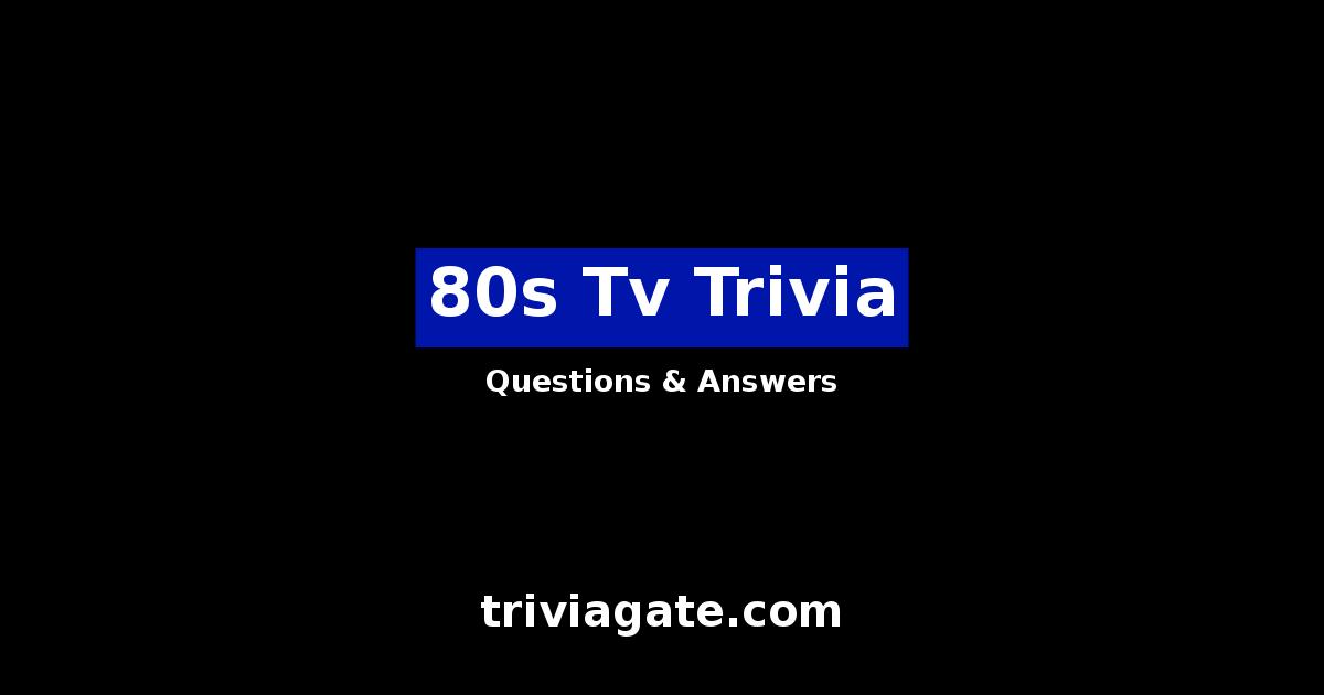 80s Tv trivia image