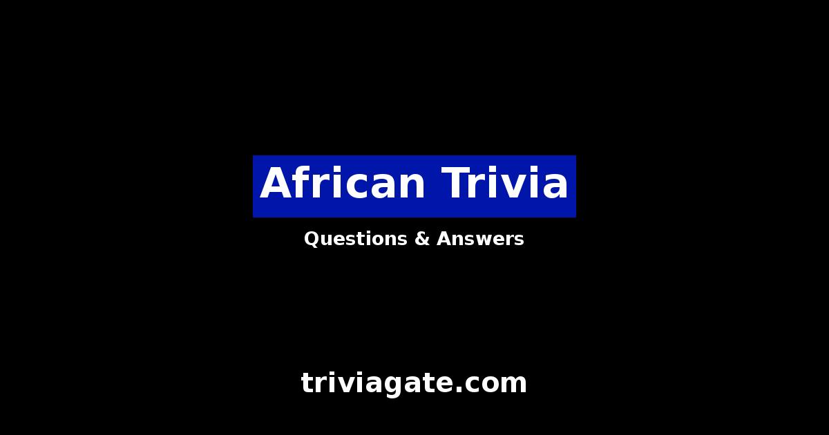 African trivia image