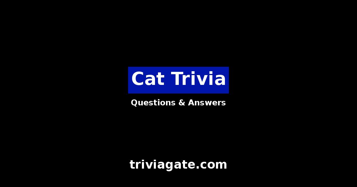Cat trivia image
