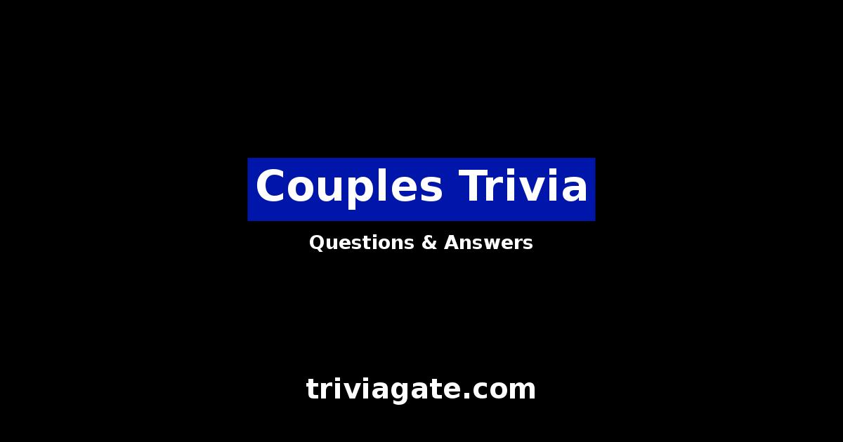 Couples trivia image