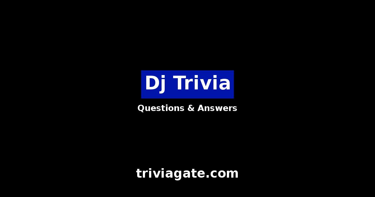 Dj trivia image