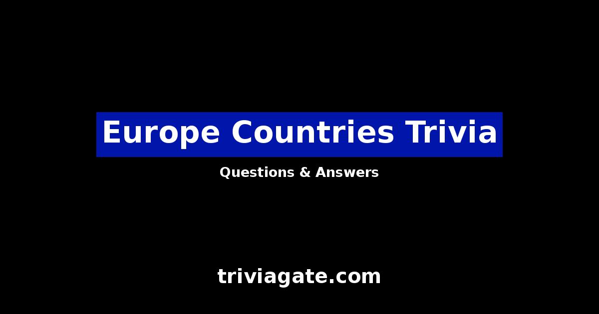 Europe Countries trivia image