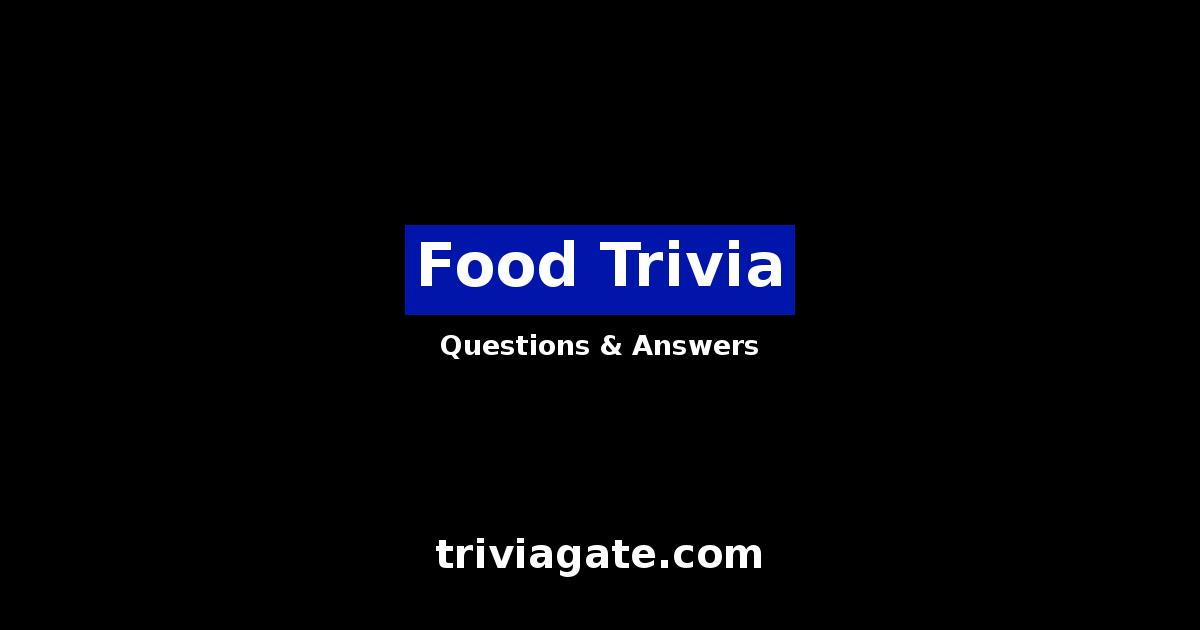 Food trivia image