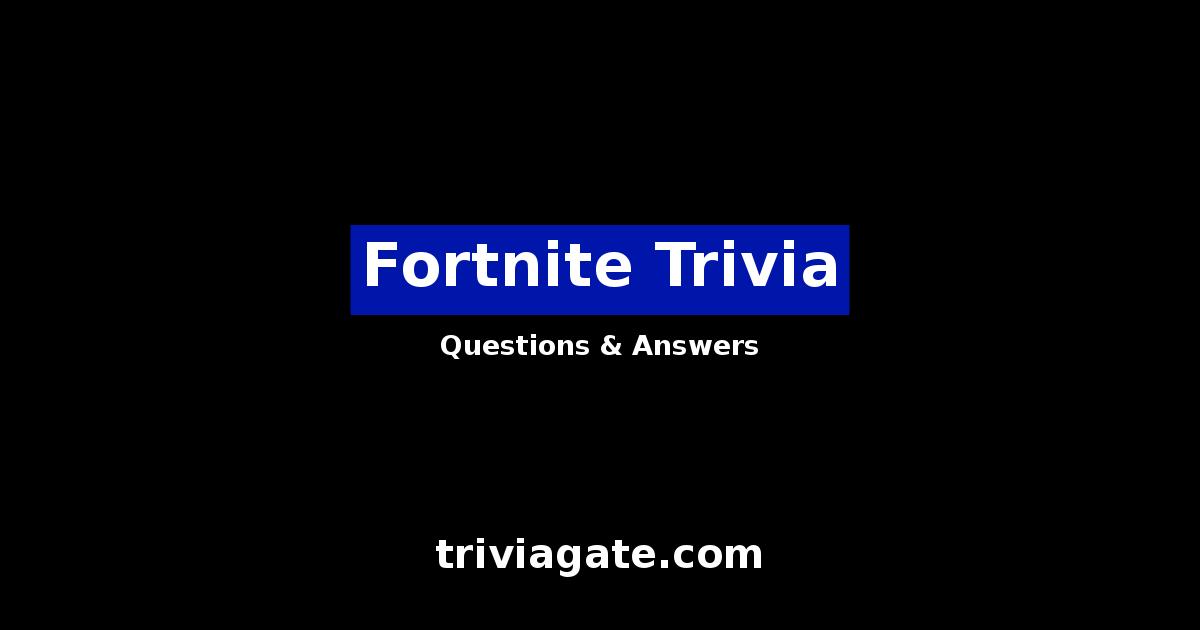 Fortnite trivia image
