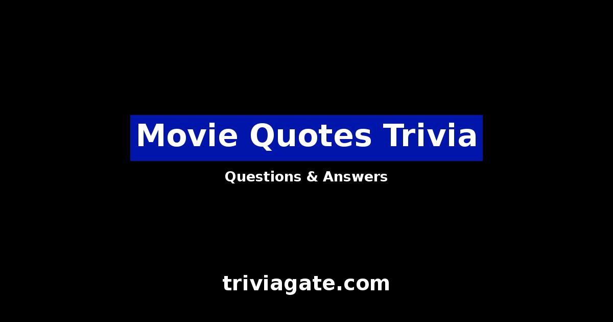 Movie Quotes trivia image