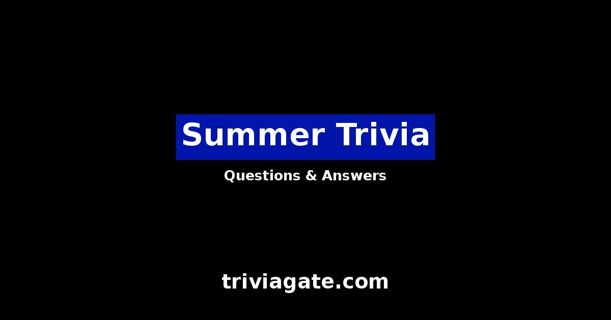 Summer trivia image